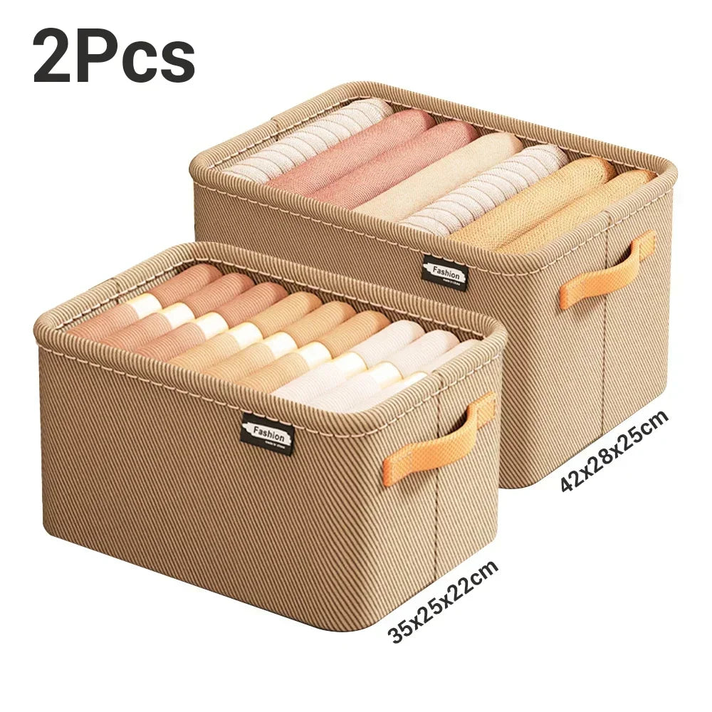 Thickened Clothes Organizer Storage Box