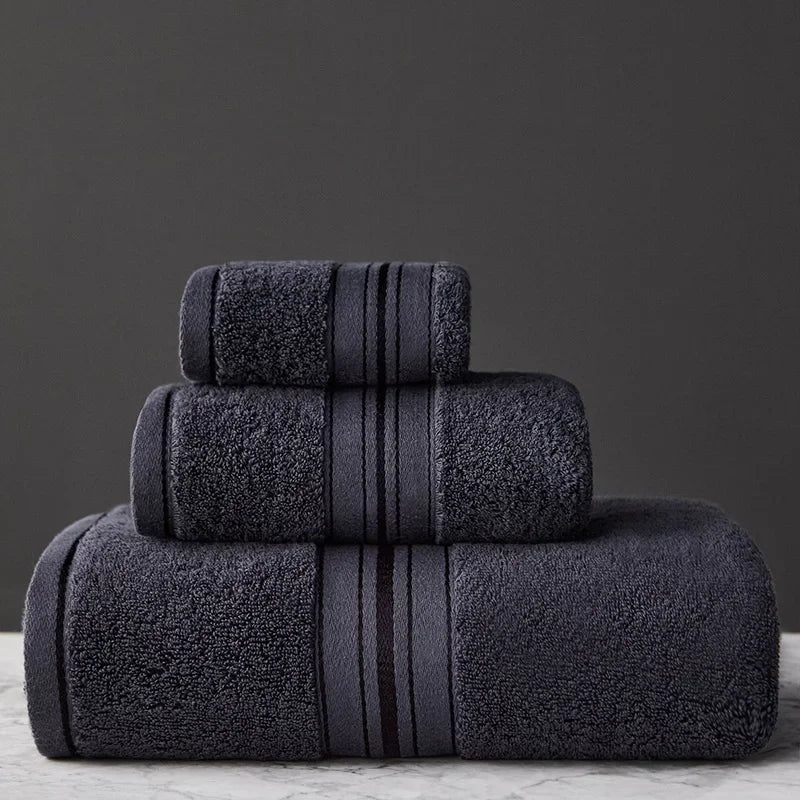 High-Quality Cotton Bath Towel Set