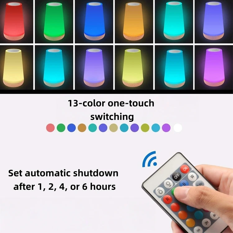 RGB Color-Changing Night Light – USB Rechargeable