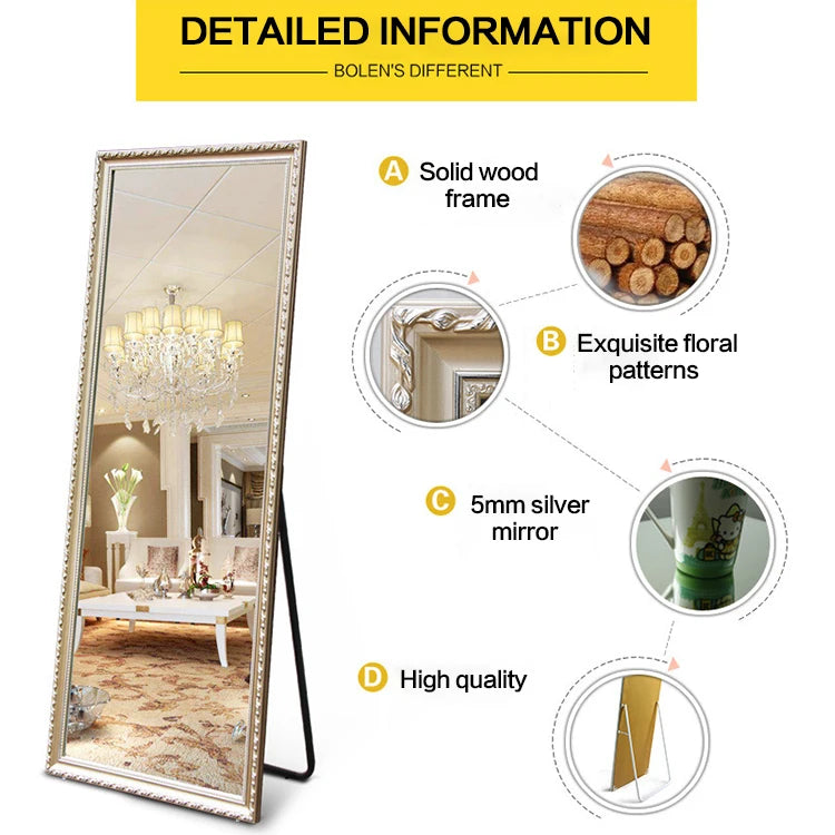 Full-Length Standing Floor Mirror