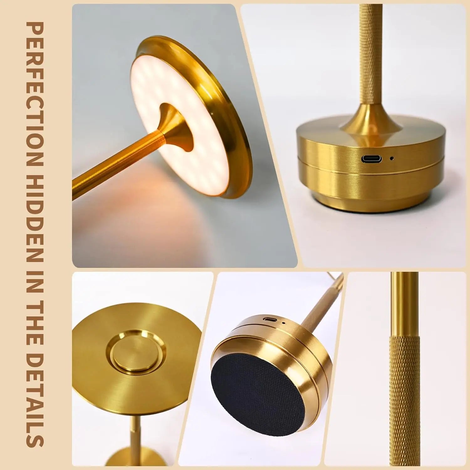 Wireless LED Desk Lamp – Rechargeable & Portable