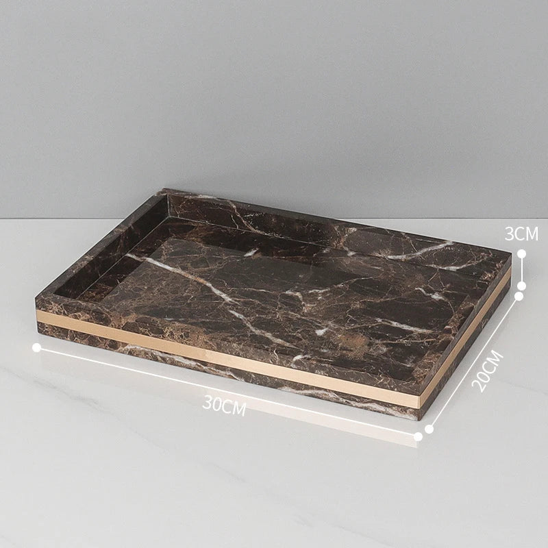 Emperador Dark Marble Bathroom Set