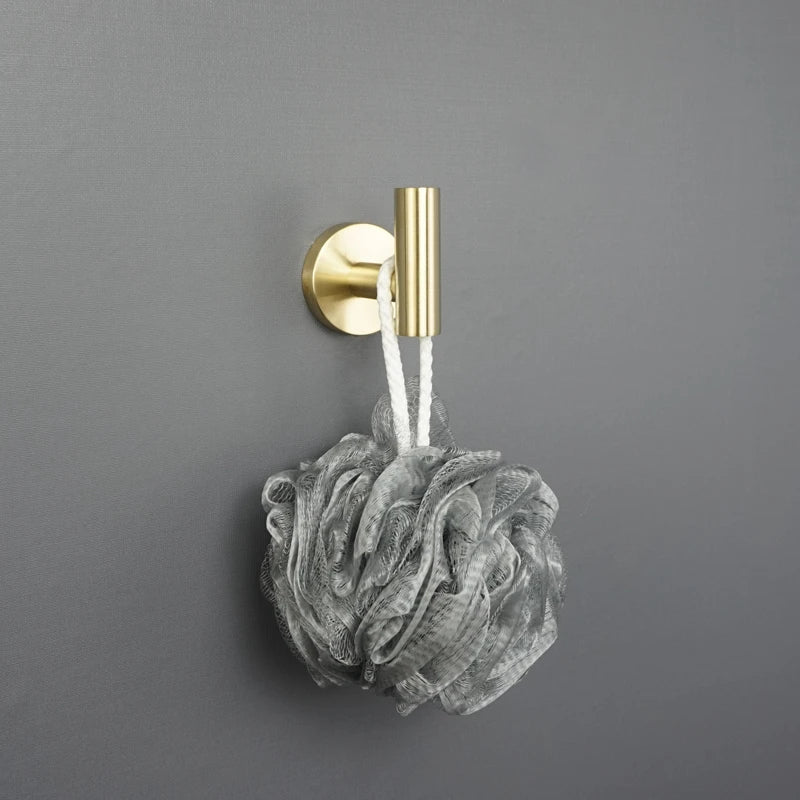 Brushed Gold Bathroom Hardware Set