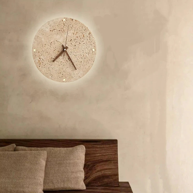 Japanese Style Wall Light Clock