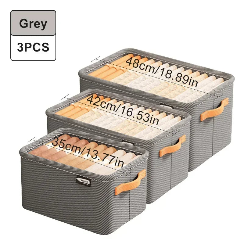 Thickened Clothes Organizer Storage Box