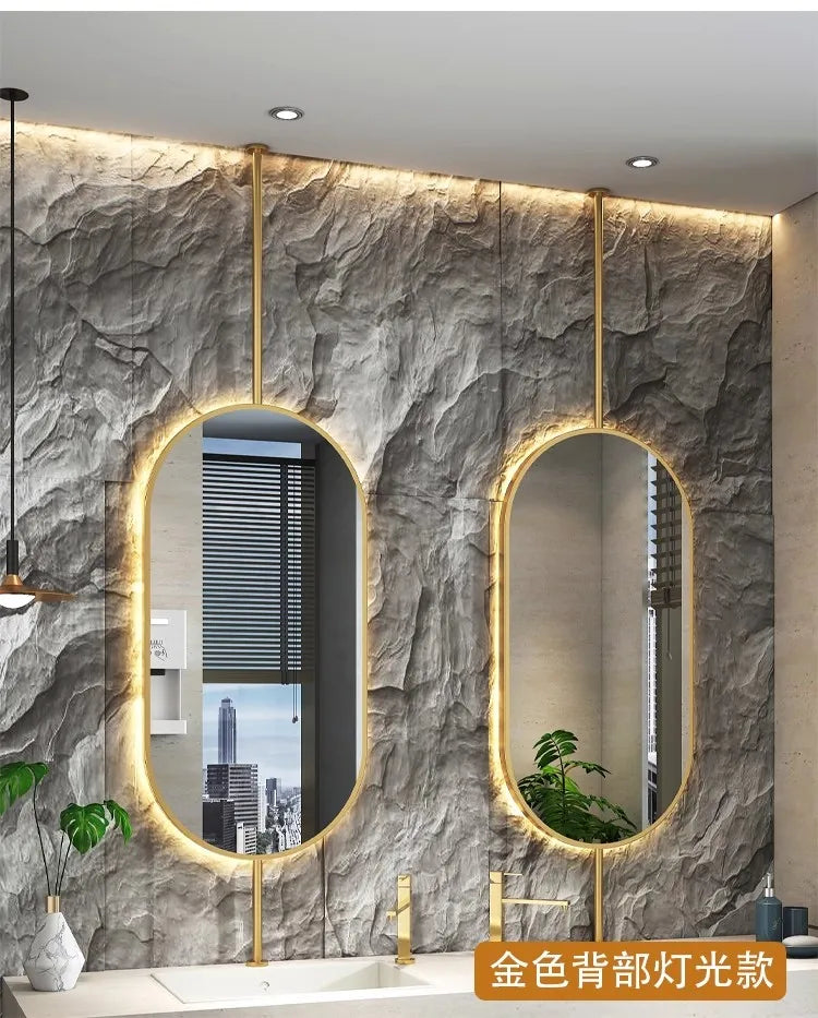 Oval Hanging LED Vanity Mirror