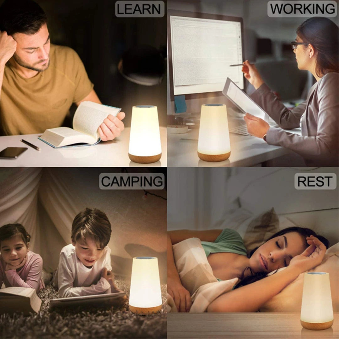 RGB Color-Changing Night Light – USB Rechargeable