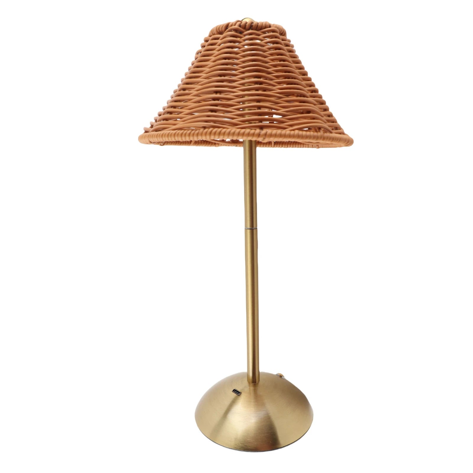 LED Rechargeable Rattan Table Lamp