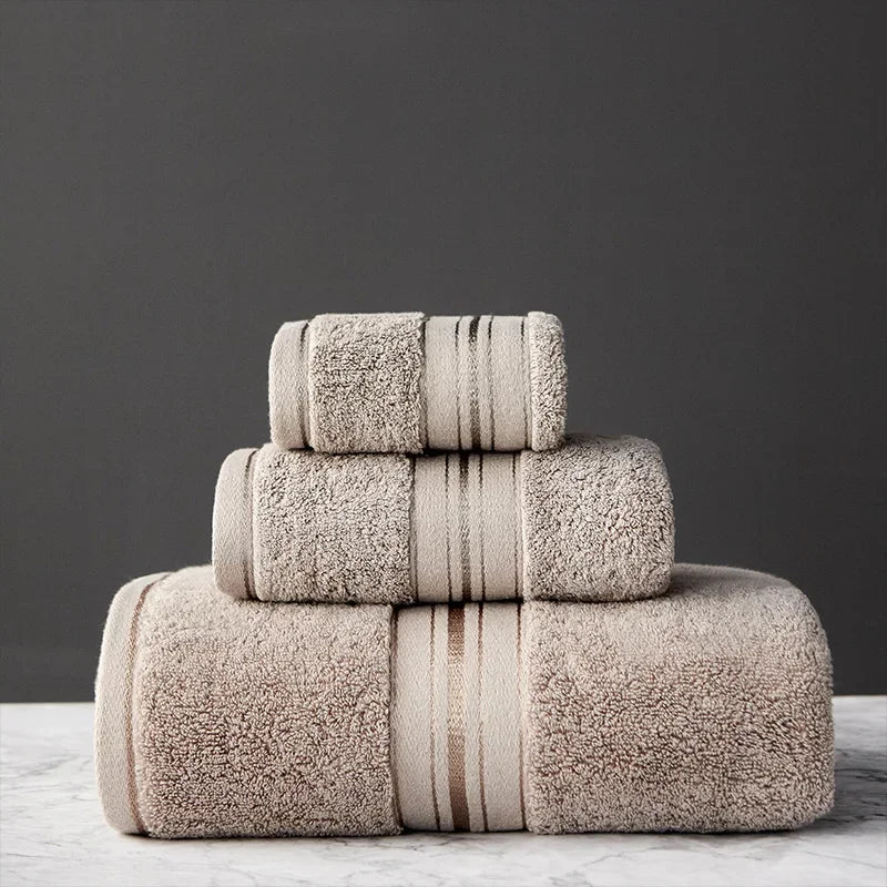 High-Quality Cotton Bath Towel Set