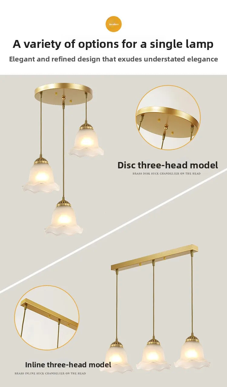 Milky White Glass LED Pendant Light