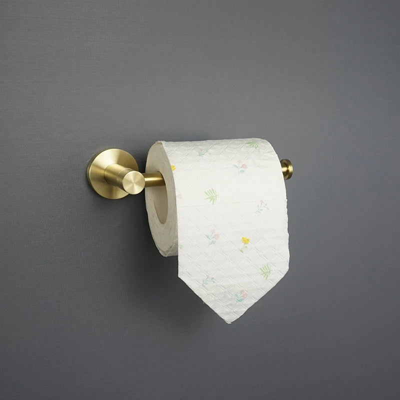Brushed Gold Bathroom Hardware Set