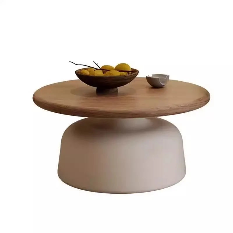 Minimalist Round Iron Coffee Table