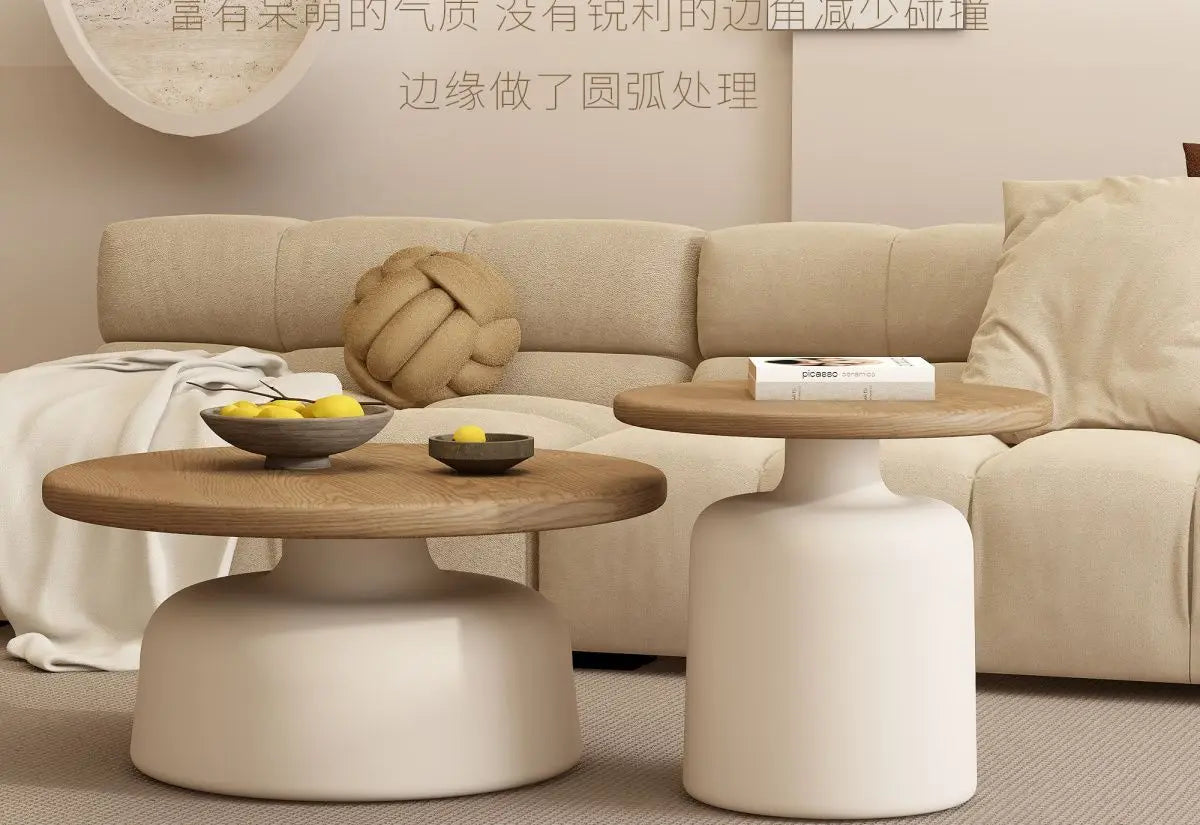 Minimalist Round Iron Coffee Table