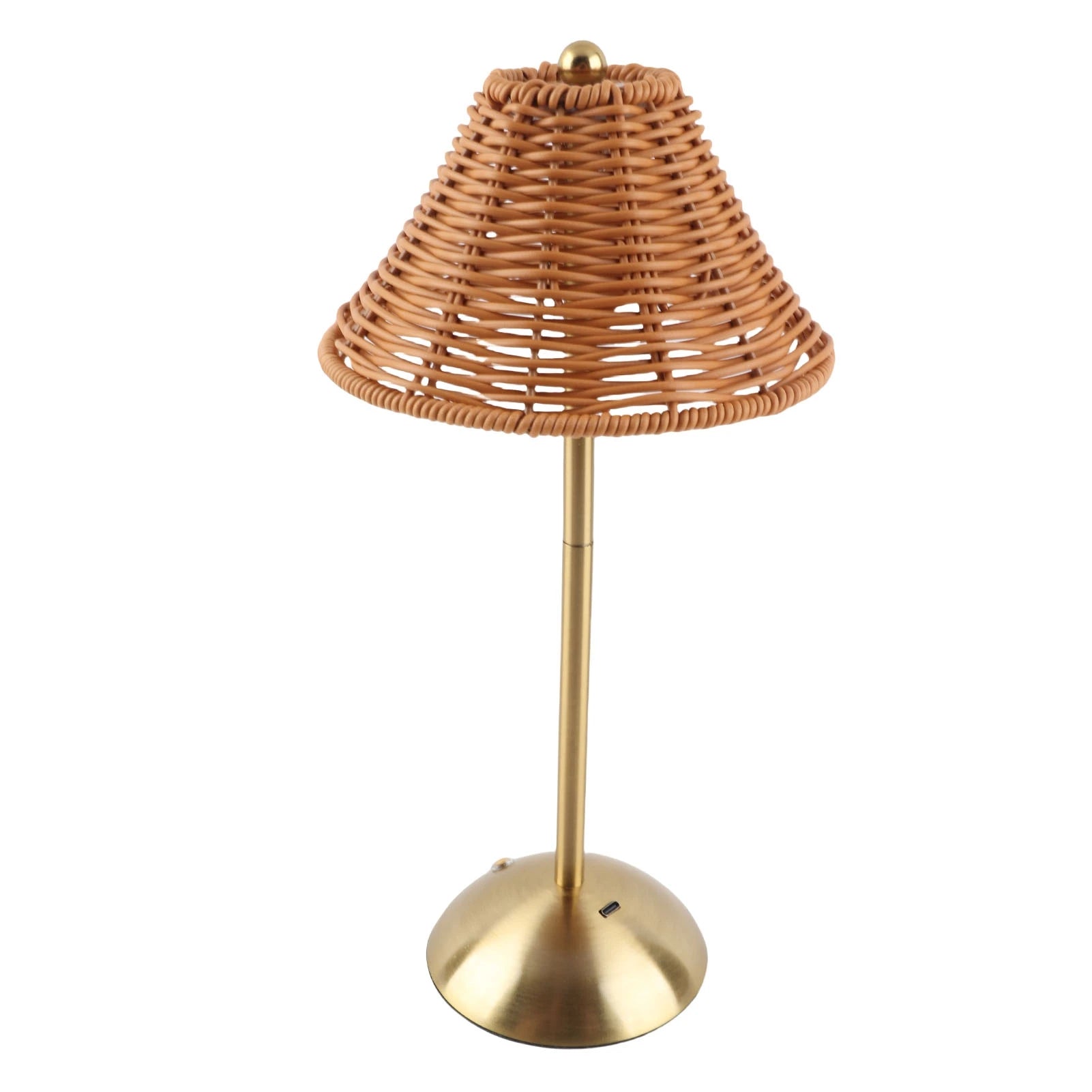 LED Rechargeable Rattan Table Lamp