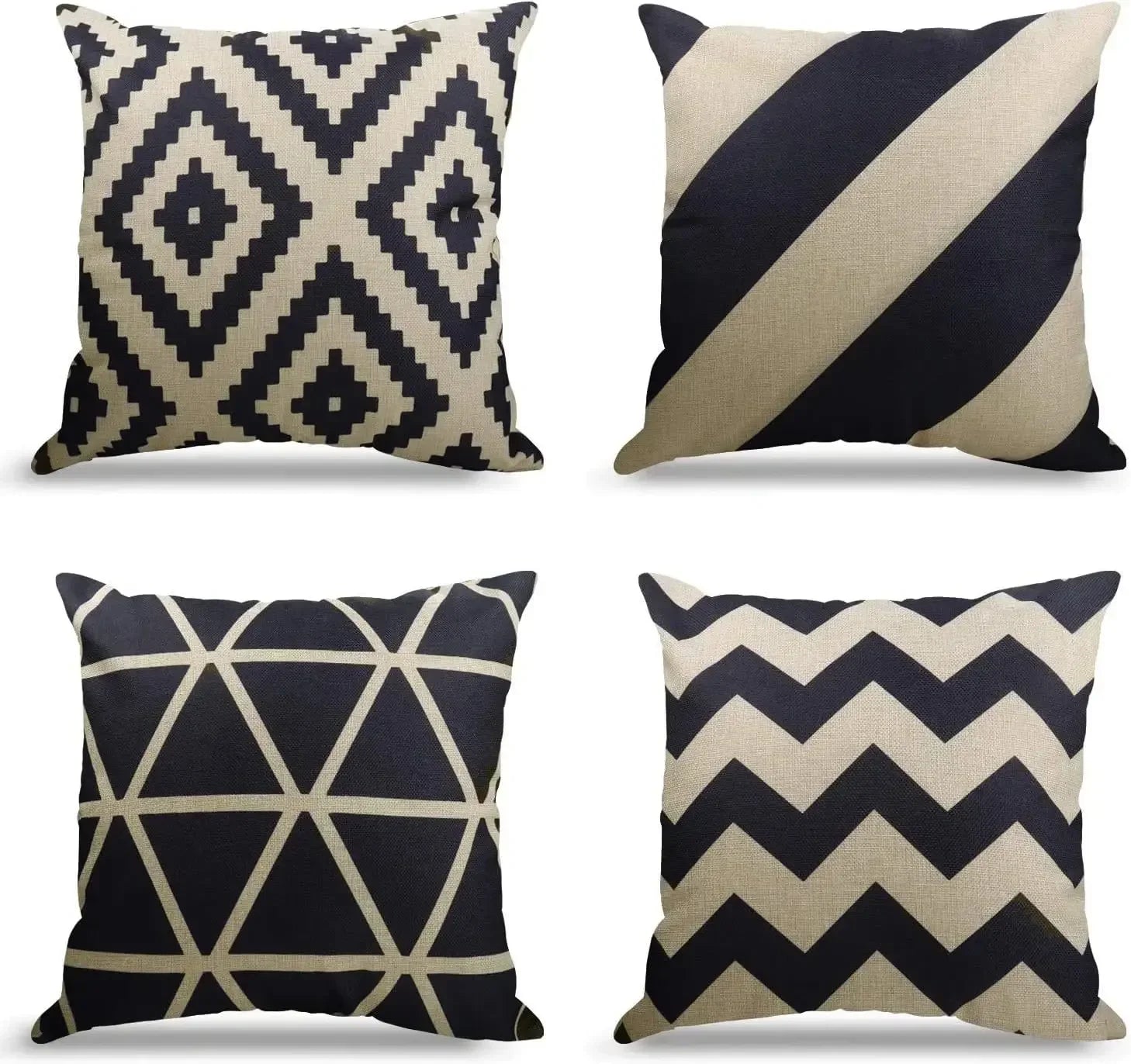 Chinese Retro Square Pillow Cover