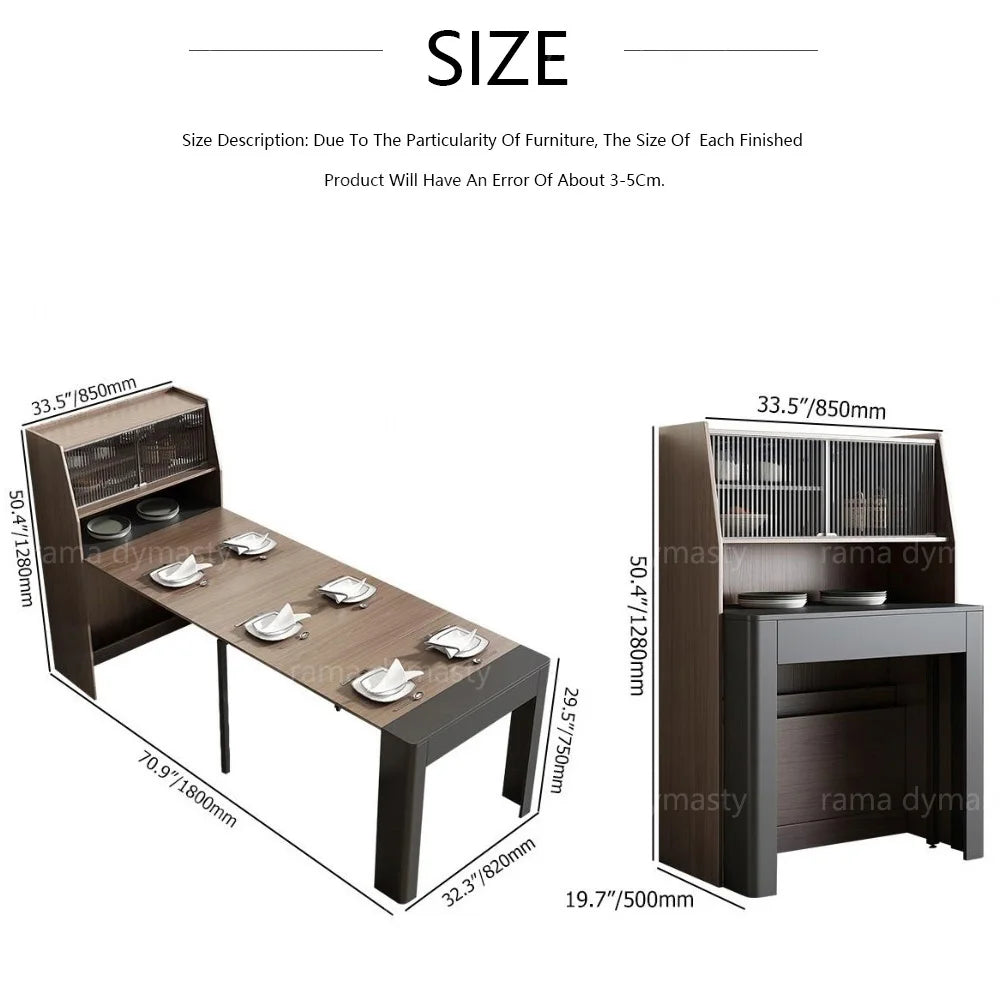 Multifunctional Expandable Dining Table