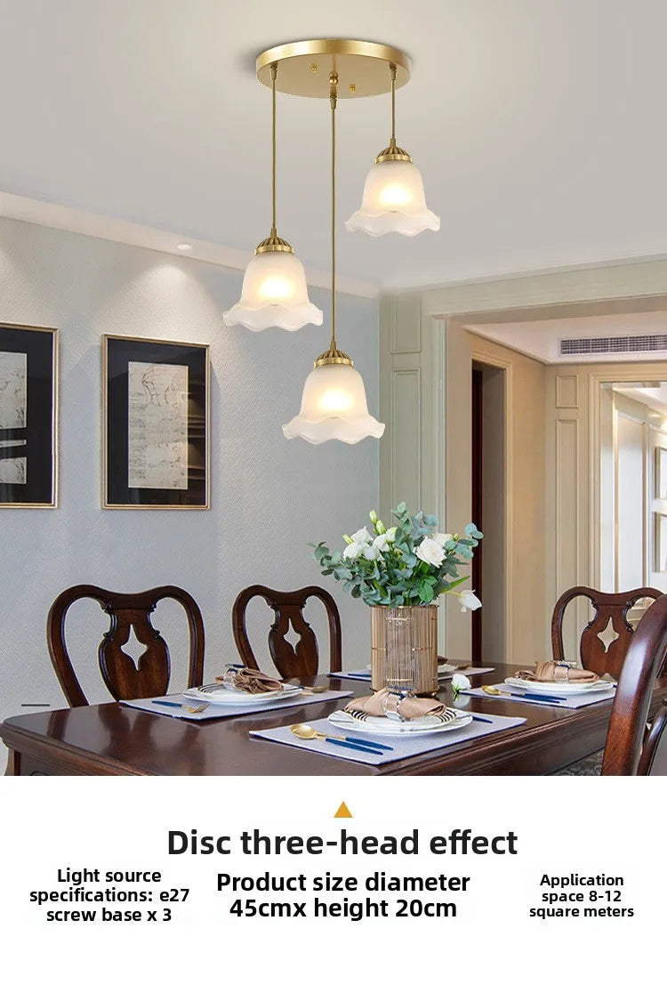 Milky White Glass LED Pendant Light