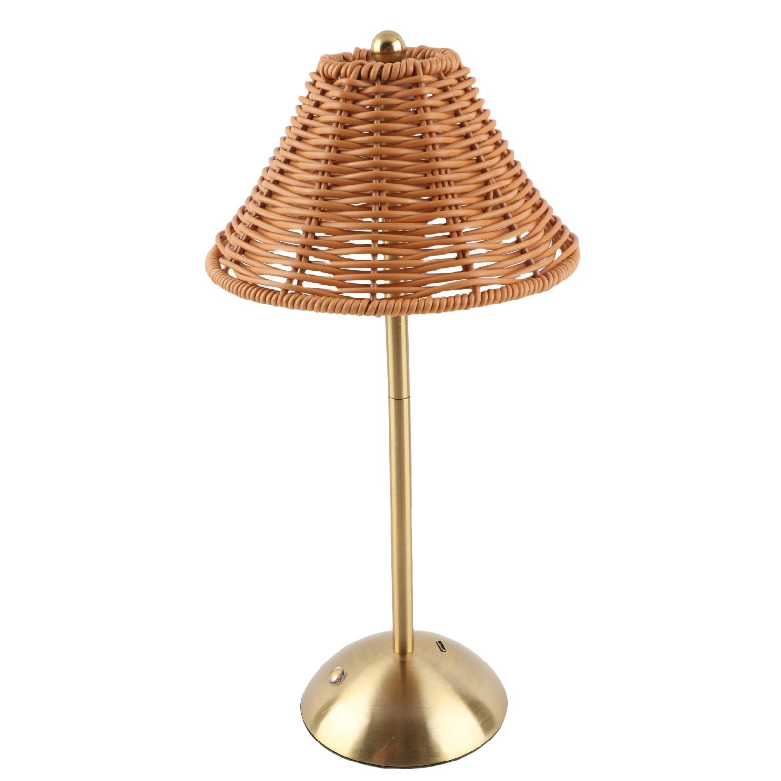 LED Rechargeable Rattan Table Lamp