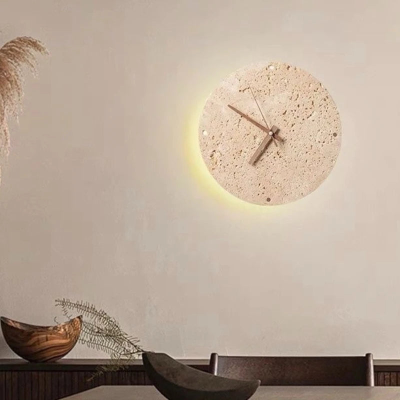 Japanese Style Wall Light Clock