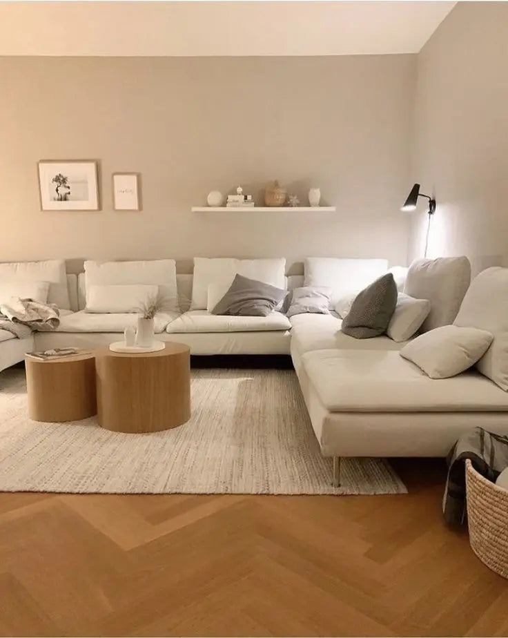 Minimalist Leather Sectional Sofa