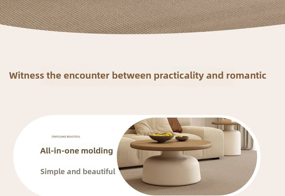 Minimalist Round Iron Coffee Table