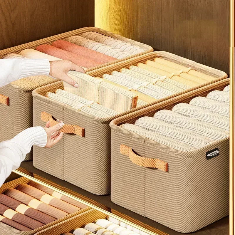 Thickened Clothes Organizer Storage Box