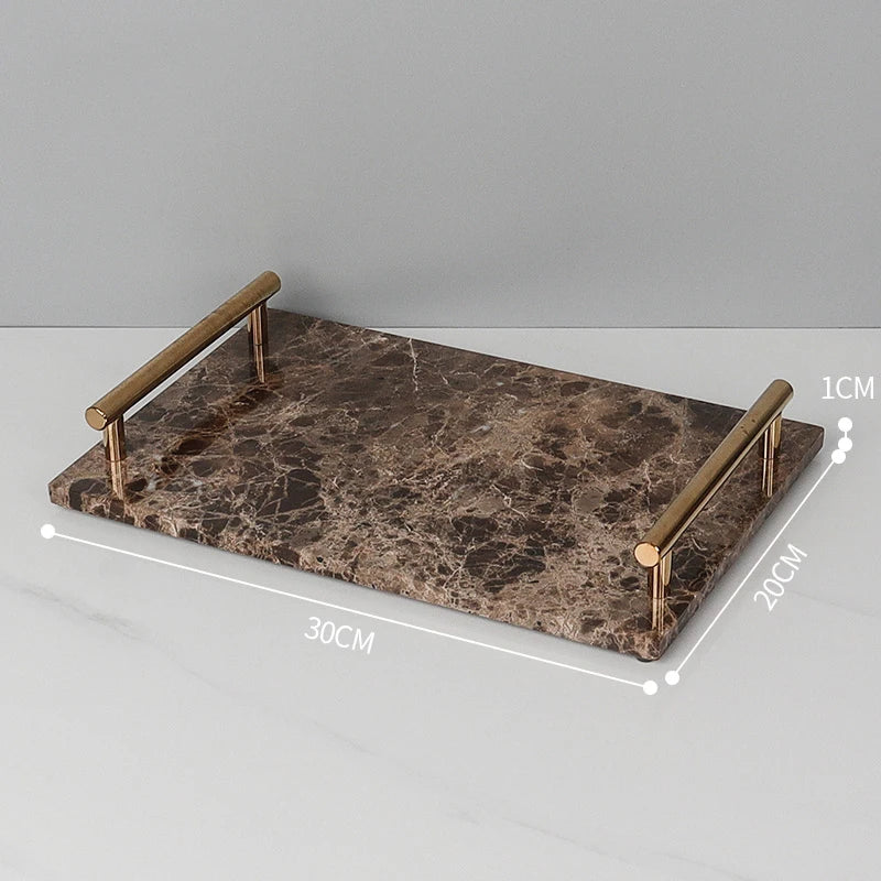 Emperador Dark Marble Bathroom Set