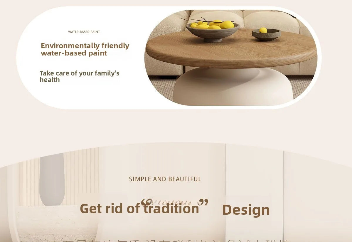 Minimalist Round Iron Coffee Table