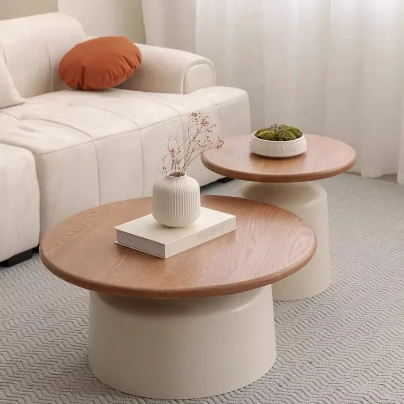 Minimalist Round Iron Coffee Table