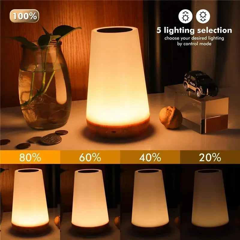 RGB Color-Changing Night Light – USB Rechargeable