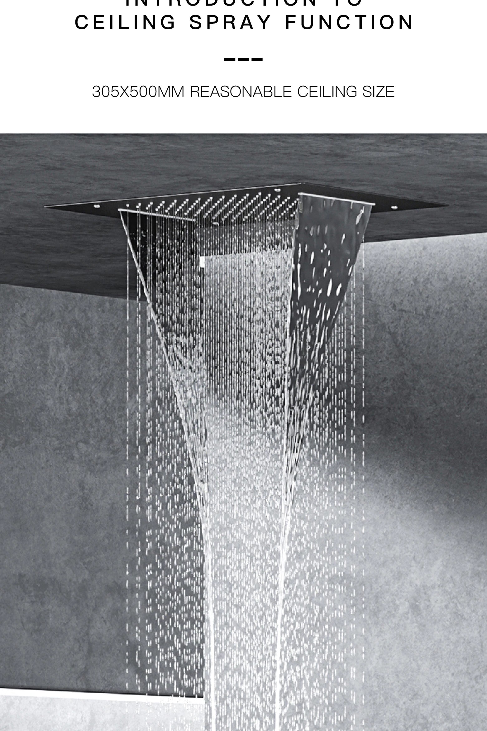 Luxury Black Brass Shower System