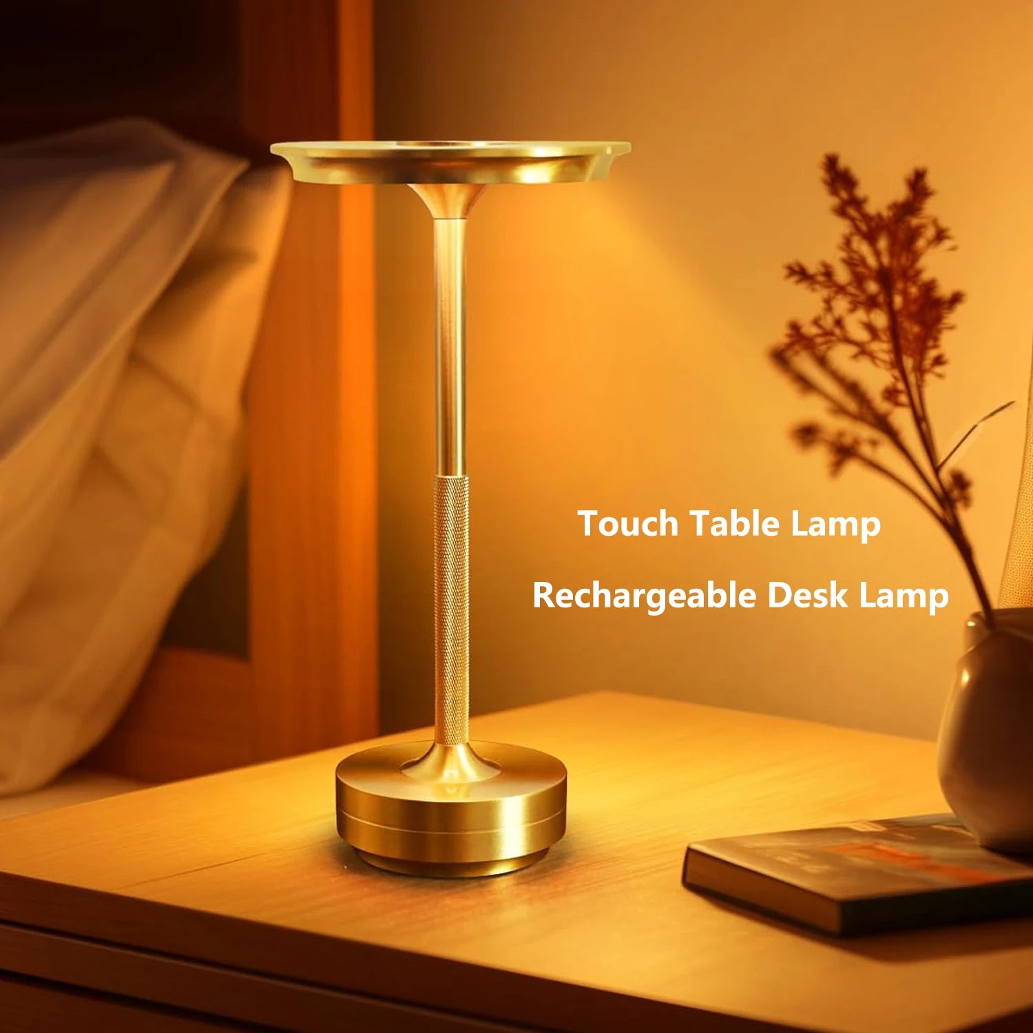 Wireless LED Desk Lamp – Rechargeable & Portable