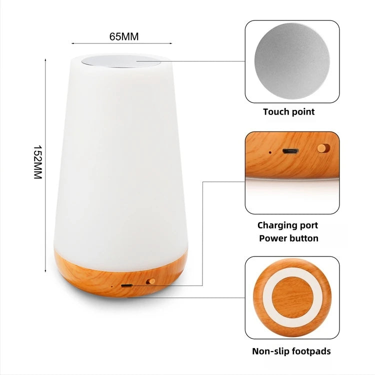 RGB Color-Changing Night Light – USB Rechargeable