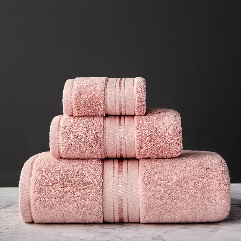 High-Quality Cotton Bath Towel Set