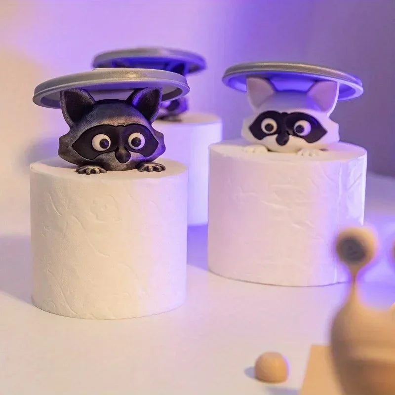 3D Printed Raccoon Toilet Paper Holder