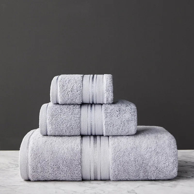 High-Quality Cotton Bath Towel Set