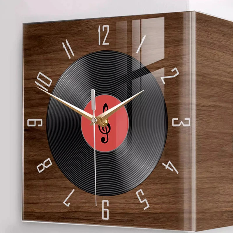 Modern Wall Clocks Living Room Large Corner Clock Elegant Led Digital Wall Clock Electronic Calendar Noiseless Clocks Home Decor