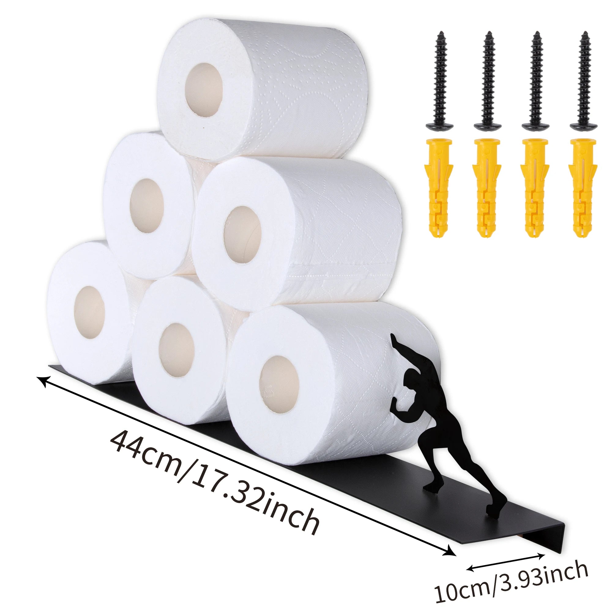 Stainless Steel Toilet Paper Holder Stand