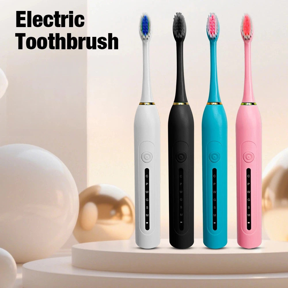 Smart Sonic Electric Toothbrush – Waterproof & Portable
