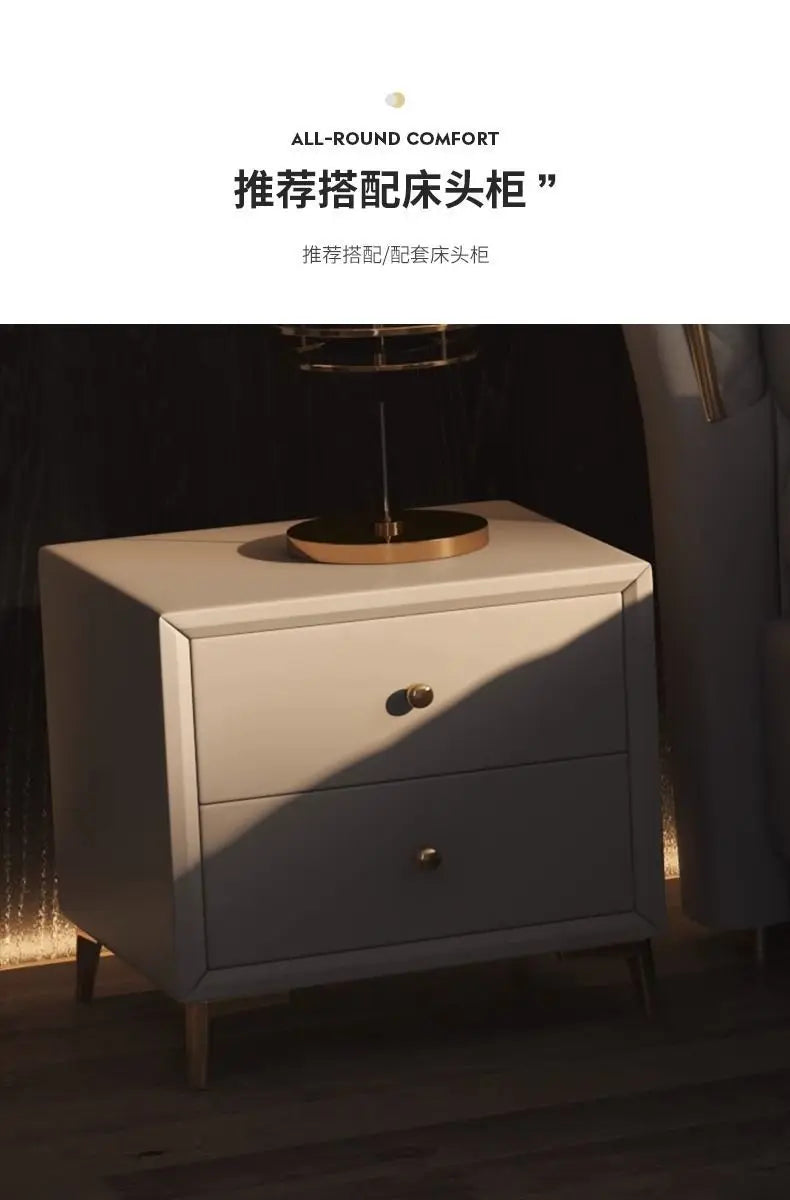 Italian Leather Luxury Bed