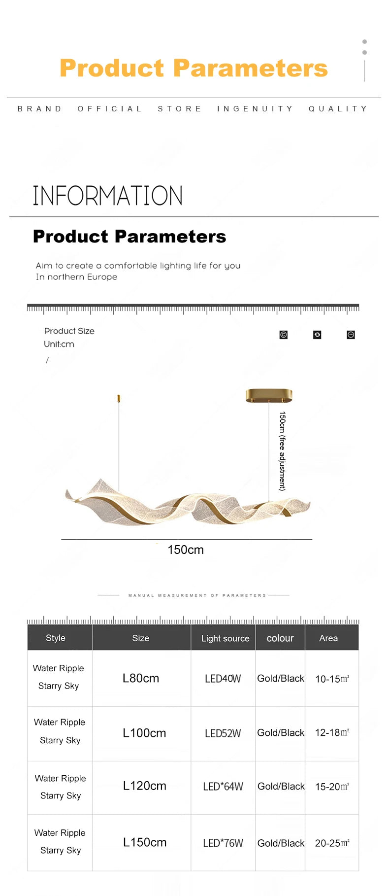 Nordic LED Chandelier Pendant Light