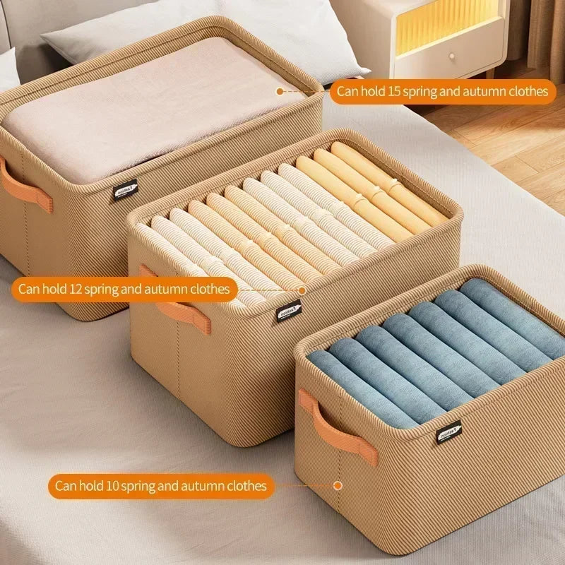 Thickened Clothes Organizer Storage Box