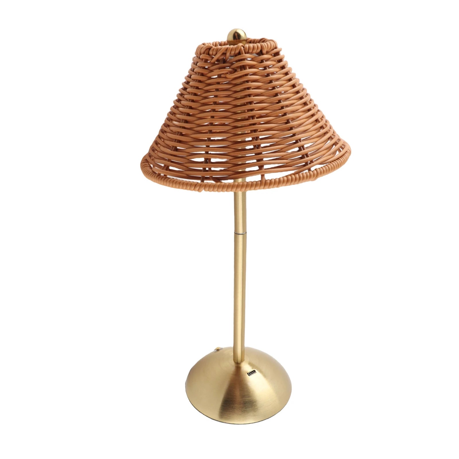 LED Rechargeable Rattan Table Lamp