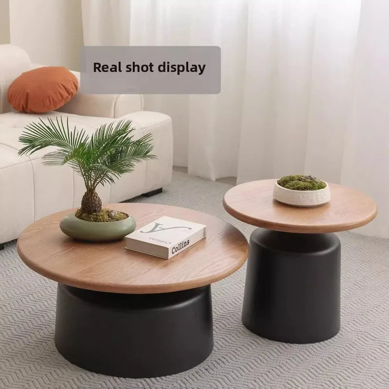 Minimalist Round Iron Coffee Table