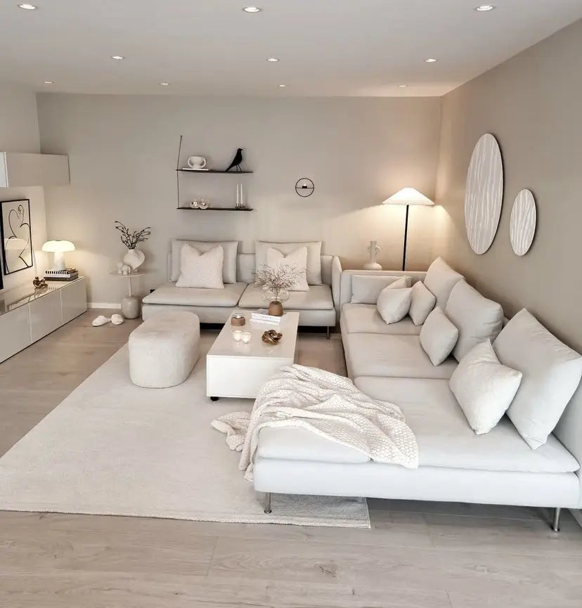 Minimalist Leather Sectional Sofa