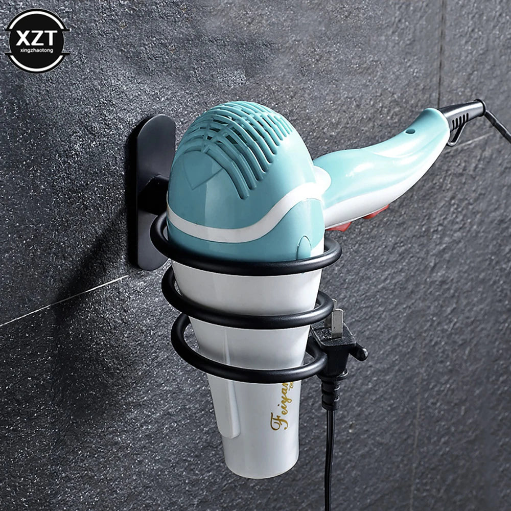 Wall-Mounted Hair Dryer Holder