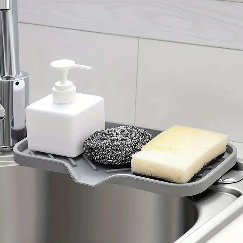 Silicone Sink Tray & Soap Holder