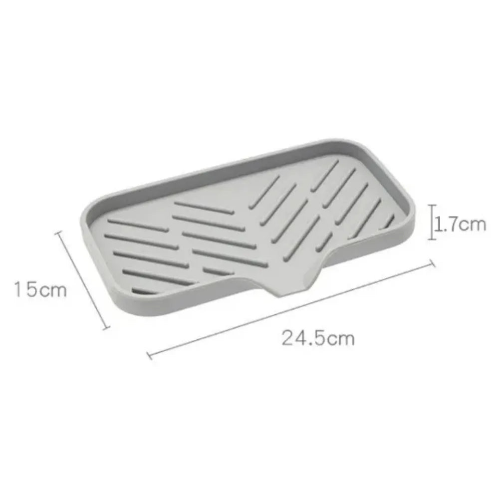 Silicone Sink Tray & Soap Holder