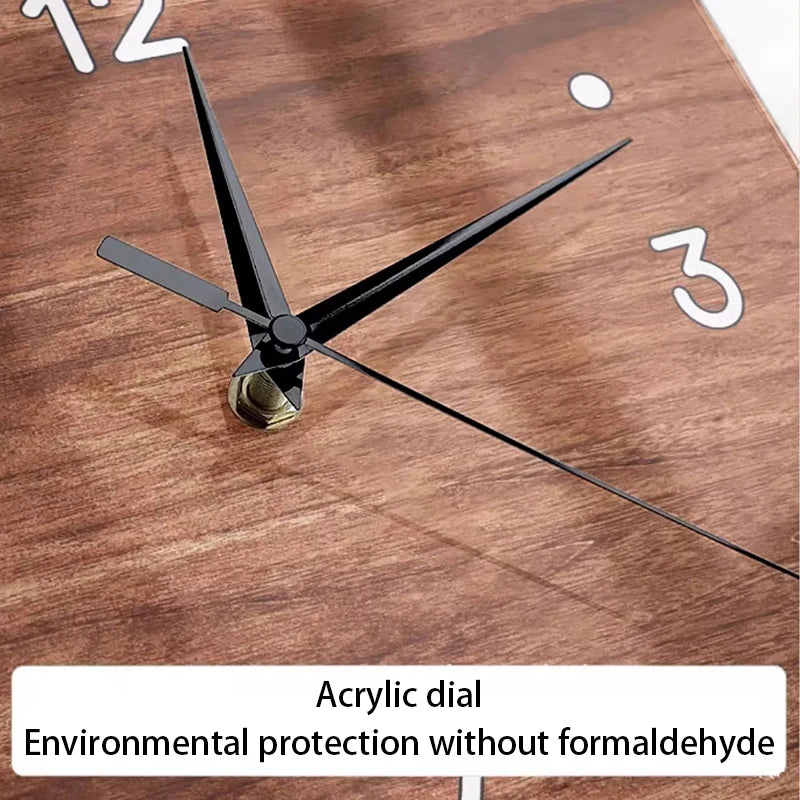 Modern Wall Clocks Living Room Large Corner Clock Elegant Led Digital Wall Clock Electronic Calendar Noiseless Clocks Home Decor