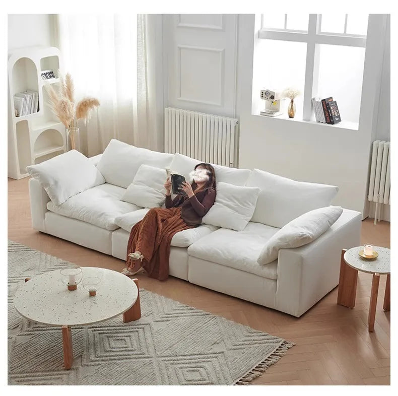 Customizable Corduroy Corner Sofa